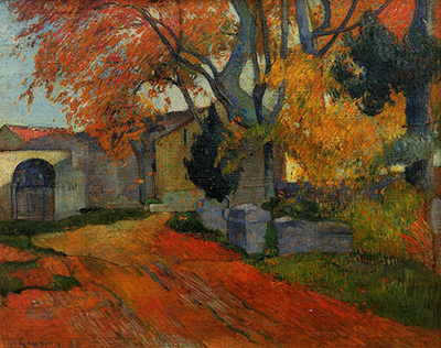 L'Allee des Alyscamps Paul Gauguin